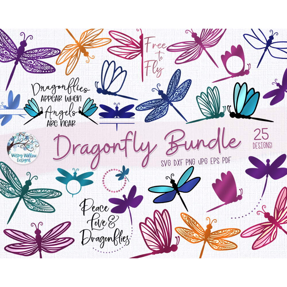 Dragonfly Bundle Cut File | Pro World