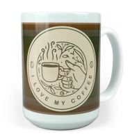 CASE OF 36 - 15 OZ WHITE MUGS