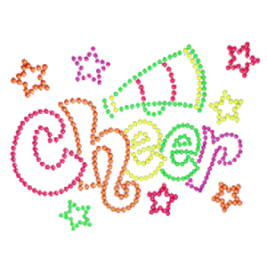 CHEER NEON RHINESTUD