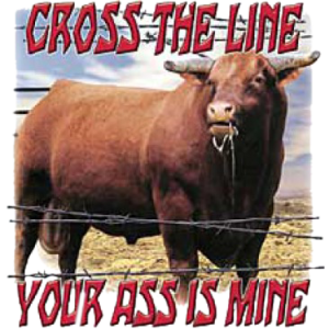 CROSS THE LINE-BULL