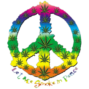 PEACE MARIJUANA NEON