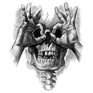 LUCTUS SKULL HANDS