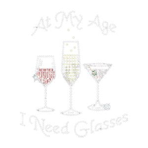 AT MY AGE RHINESTONE