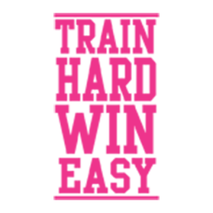 TRAIN HARD WIN EASY NEON