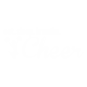 EAT SLEEP CHEER WHITE