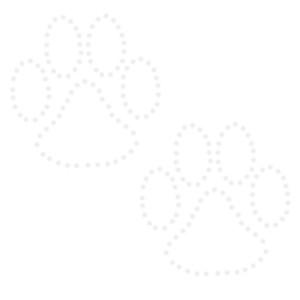 2" PAW PRINT RHINESTONES