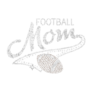 FOOTBALL MOM RHINESTONE