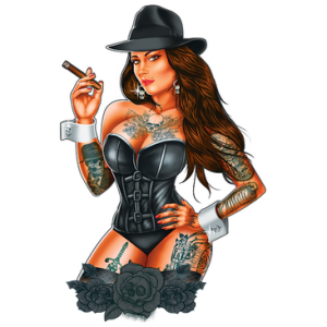 GANGSTER PIN-UP GIRL