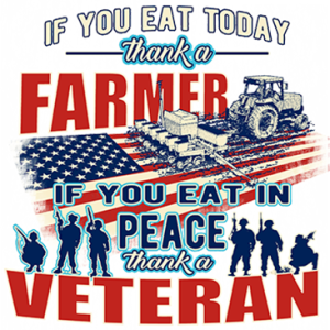 THANK A FARMER THANK A VETERAN