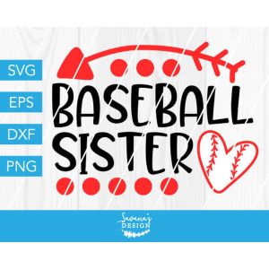 Baseball Sister Cut File