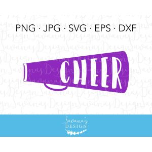 Cheer Megaphone Cut File