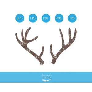 Deer Antlers Cut File