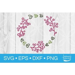 Elegant Wreath Cut File