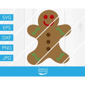 Gingerbread Man Cut File