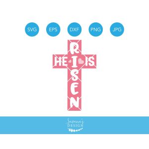 He Is Risen Cross Cut File