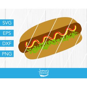 Hot Dog Cut File