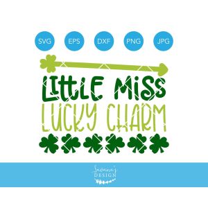 Little Miss Lucky Charm Cut File