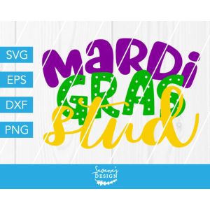 Mardi Gras Stud Cut File