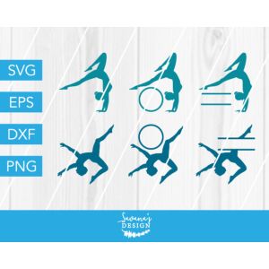 Gymnast Bundle Cut File