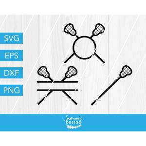 Lacrosse Stick Bundle Cut File