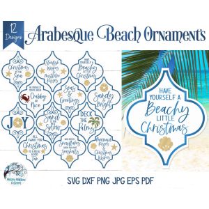 Arabesque Beach Cut File