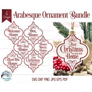 Arabesque Home Cut File