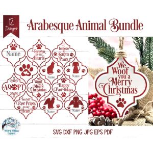 Arabesque Pets Cut File