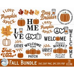 Fall Bundle Cut File