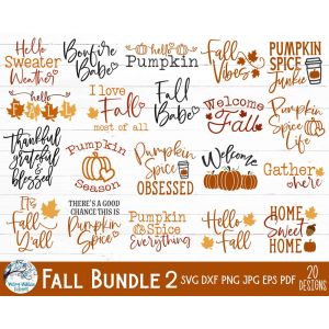 Fall Bundle 2 Cut File