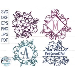 Floral Arrangement Bundle Cut File