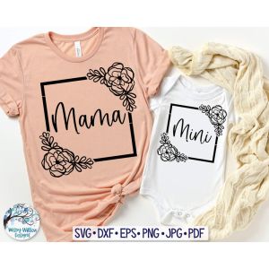 Floral Mama Mini Cut File