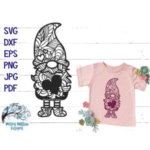 Gnome Zentangle 2 Cut File