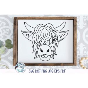 Highland Cow Cut File