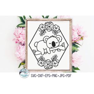 Koala Hexagon Cut File