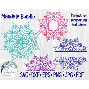 Mandala 103 Bundle Cut File