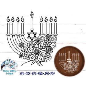 Menorah Cut File