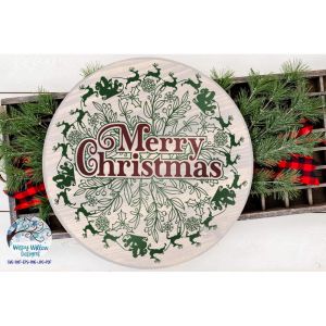 Merry Christmas Mandala Cut File