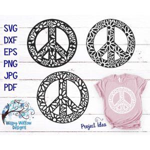 Peace Sign Bundle Cut File