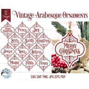 Vintage Arabesque Cut File