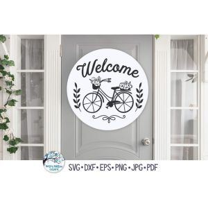 Welcome Bike Cut File