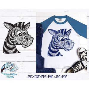 Zebra Zentangle Cut File