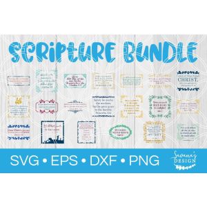 Scipture Bundle Cut File