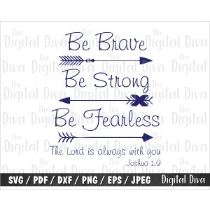 Be Brave Cut File