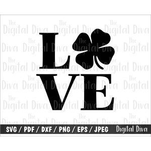 Clover Love Cut File