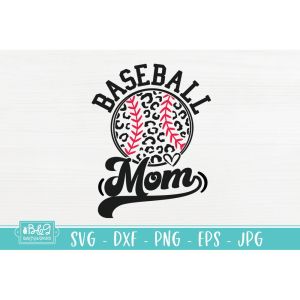 Baseball Mom 02 Cut File