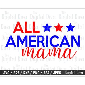 All American Mama Cut File