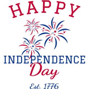 Patriotic Fireworks Template