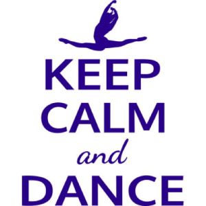 Keep Calm Dance Template