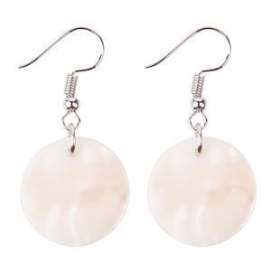 CIRCLE SHELL EARRINGS