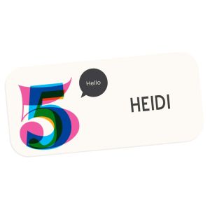 3 x 1.25 NAME BADGE